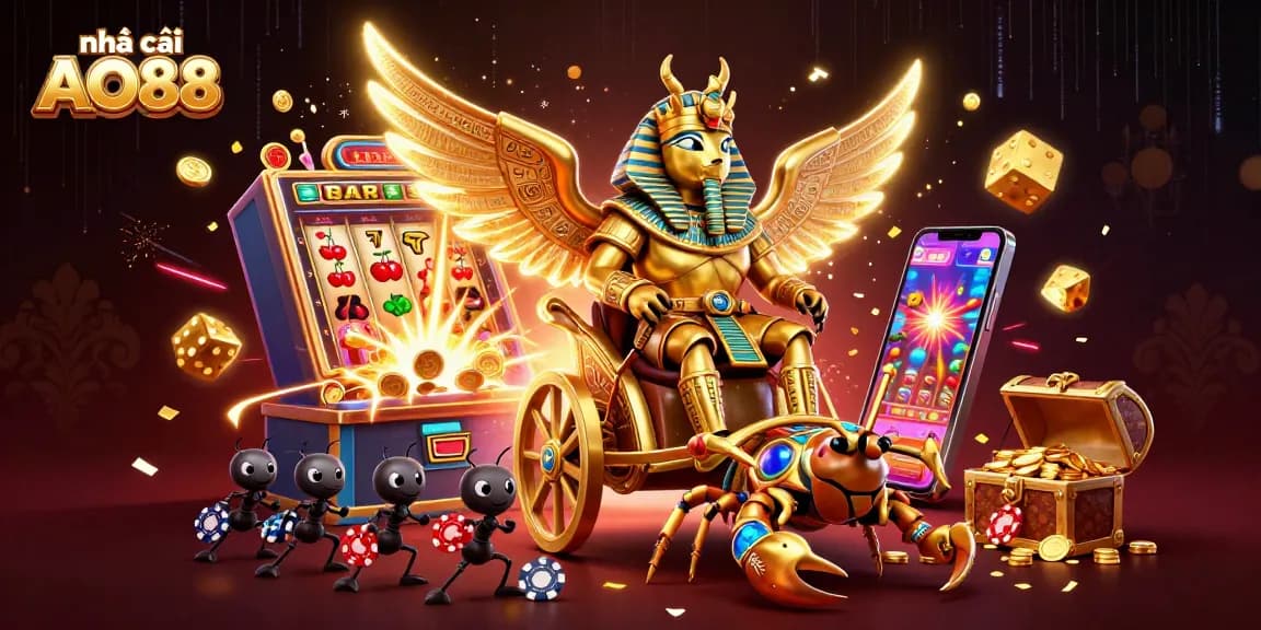 Play slots at nhà cái AO88 with vibrant graphics and thrilling casino features.