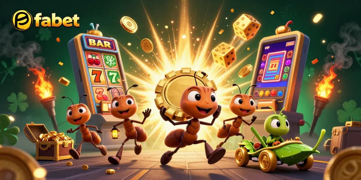 Join the fabet team of ants on a thrilling heist through a magical casino adventure!