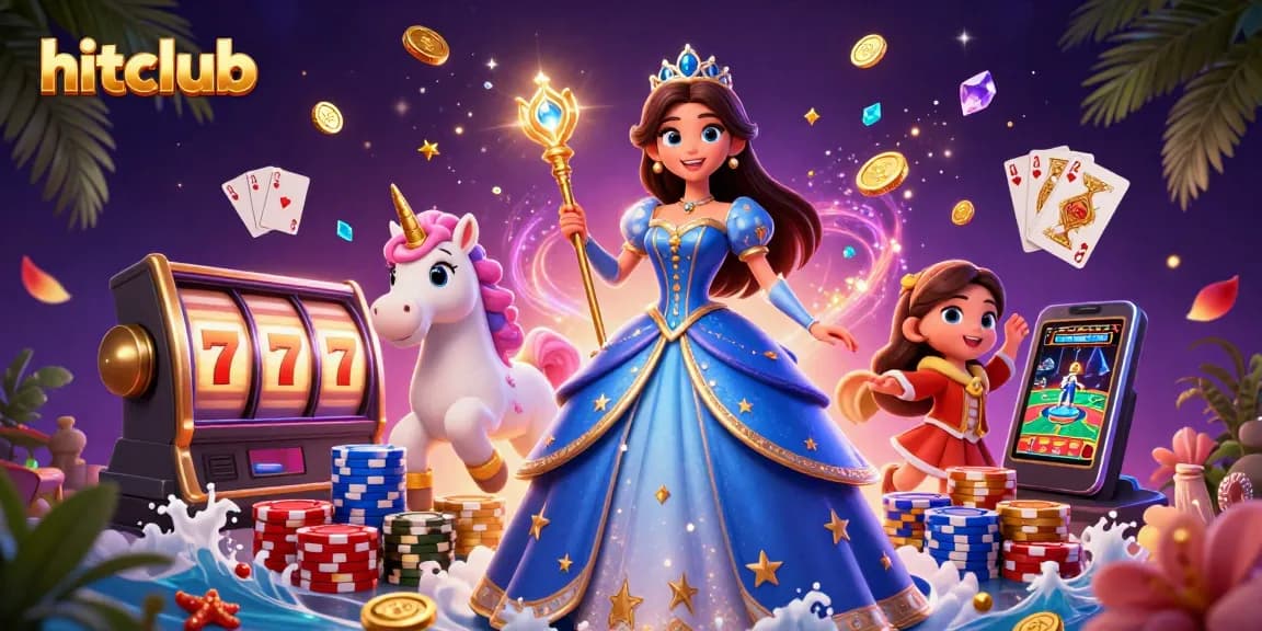 Engage in exciting slots at hitclub with vibrant 3D illustrations showcasing dynamic games and rich promotions.