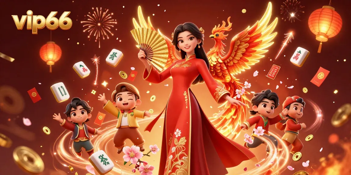 Engage with vip66 for thrilling casino adventures, highlighted by golden coins and dynamic cherry blossoms.