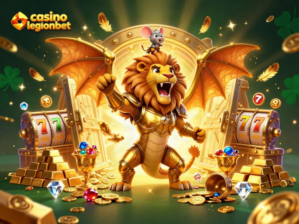 Spin to win at casino legionbet with golden treasures and charming characters.