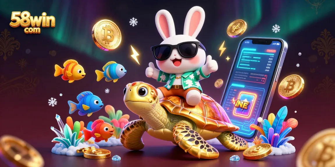 Engage in thrilling gaming adventures on 58win com with lucky rabbit and golden turtle.