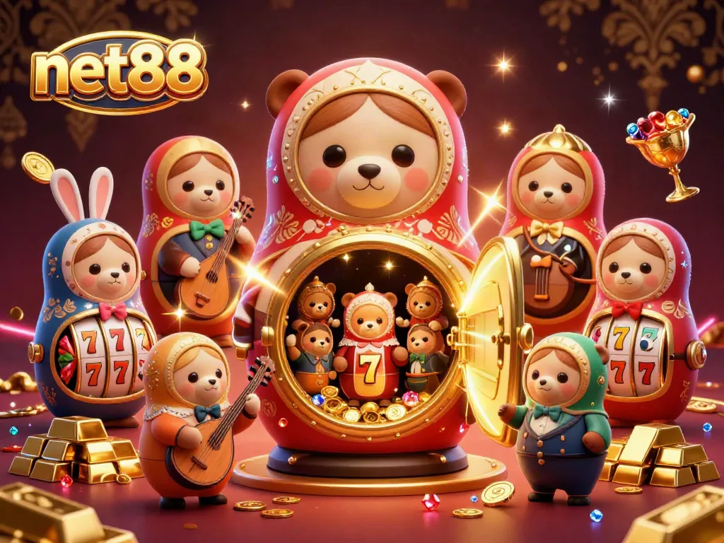 Engage in thrilling gameplay at net88 featuring vibrant casino scenes and unique characters.