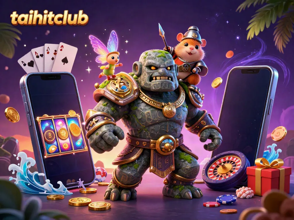 Engage in thrilling gameplay at taihitclub with vibrant slot games, roulette, and enchanting characters.