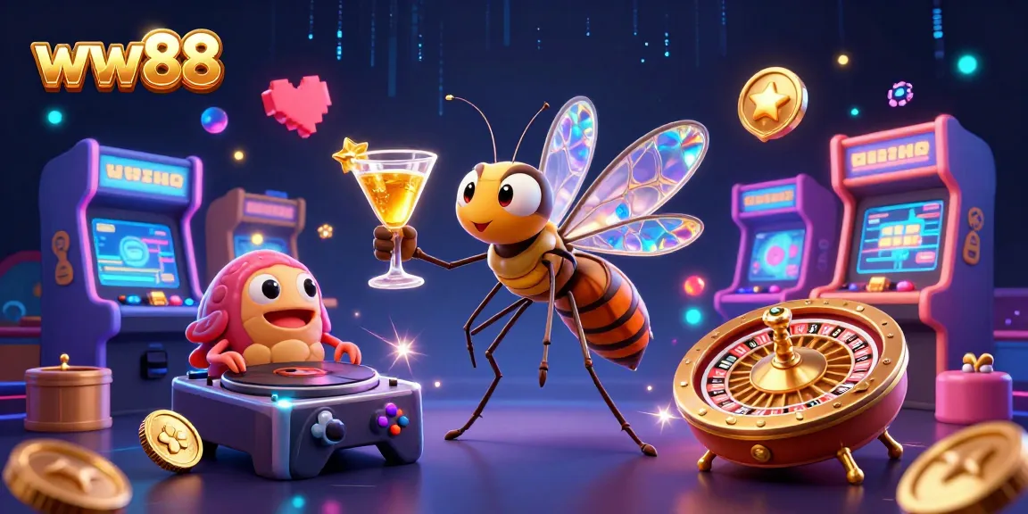 Experience the excitement of ww88 with colorful casino-themed characters and vibrant gaming elements