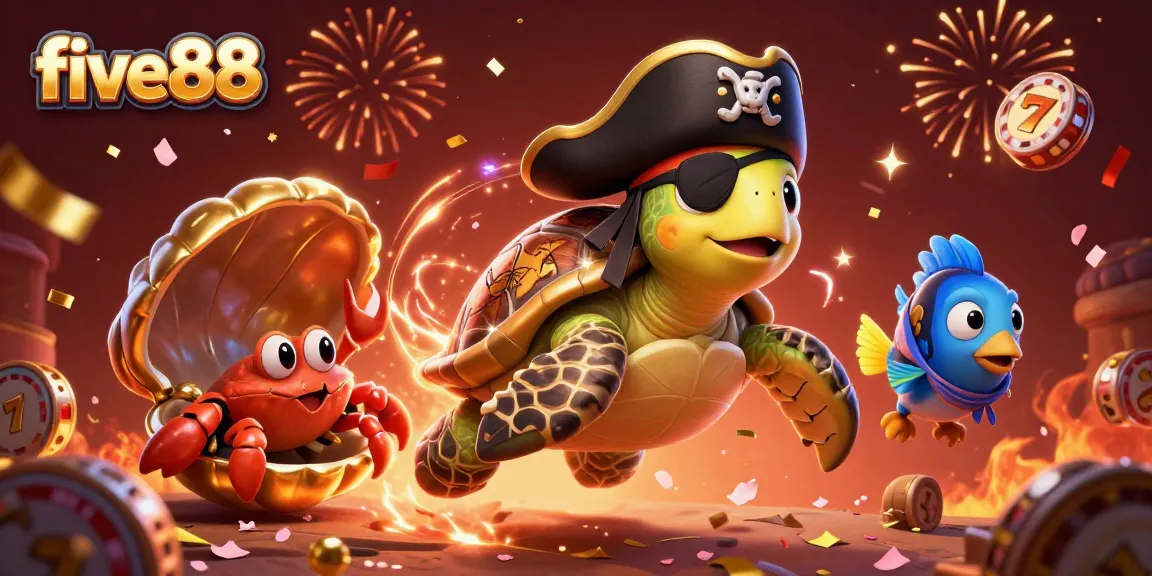 Experience the exhilarating world of five88 casino with vibrant characters and dynamic slot elements.