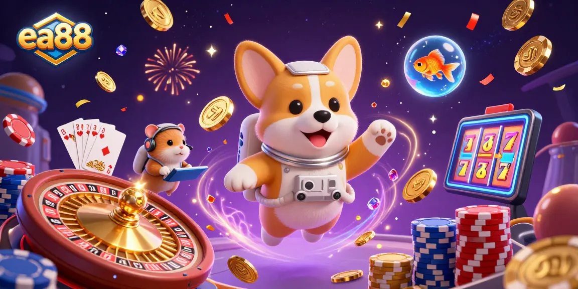 Experience thrilling gameplay and winning strategies at ea88 in a vibrant casino scene.