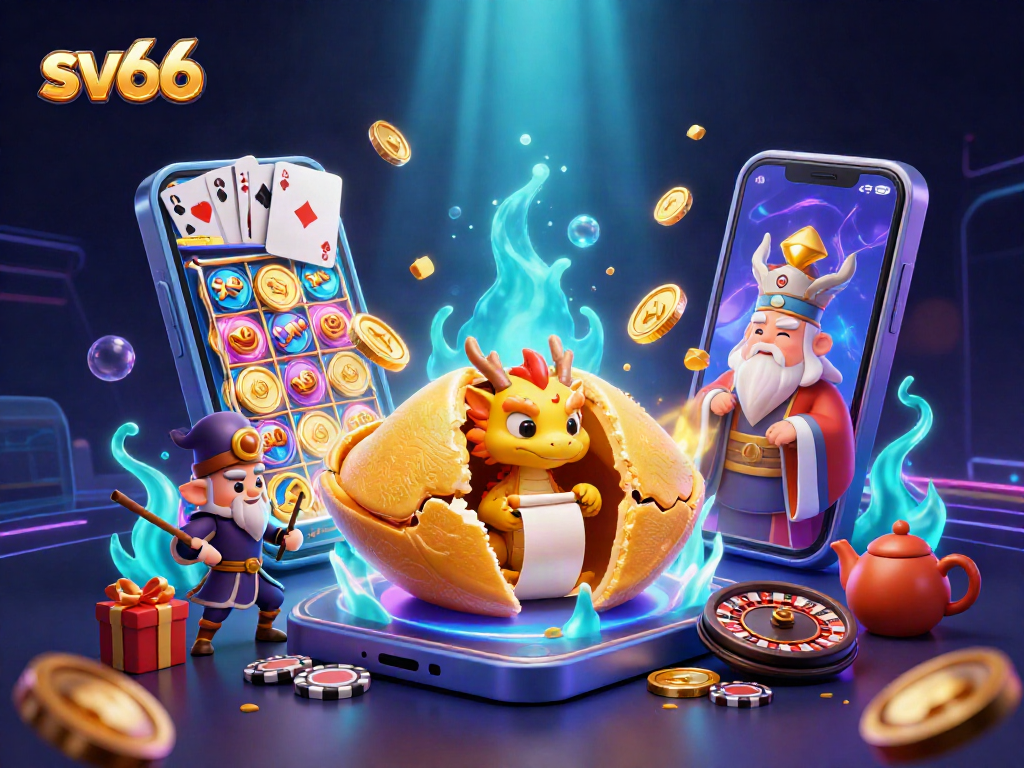 Spin the reels at sv66 with vibrant casino-themed characters and exciting elements.