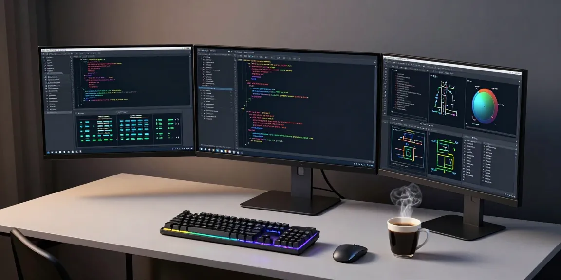 alo868: Modern developer workspace highlighting advanced coding and software development tools.
