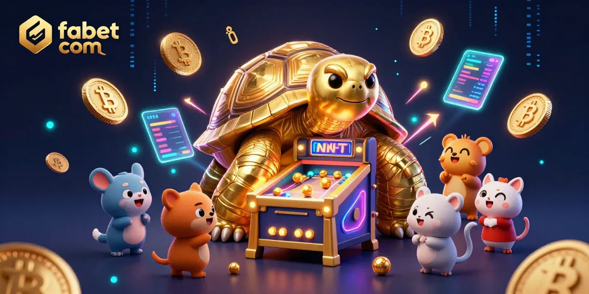 Engage in exciting games at fabet com with a dynamic 3D casino animation featuring vibrant characters.