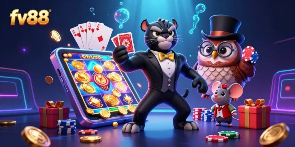 Engage with exciting games at fv88 while enjoying vibrant visuals and rich casino elements.