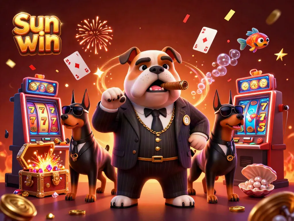 Engage with dynamic casino action at Sun win featuring charming cartoon characters and exciting game elements.