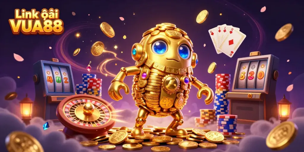 Experience exciting gaming at Link vào VUA88 with a vibrant, lively casino atmosphere.