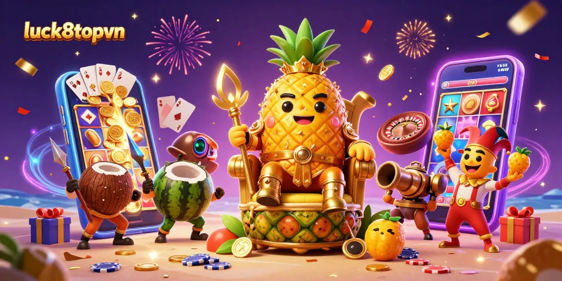 Experience exhilarating games with luck8topvn featuring vibrant casino elements and dynamic characters.